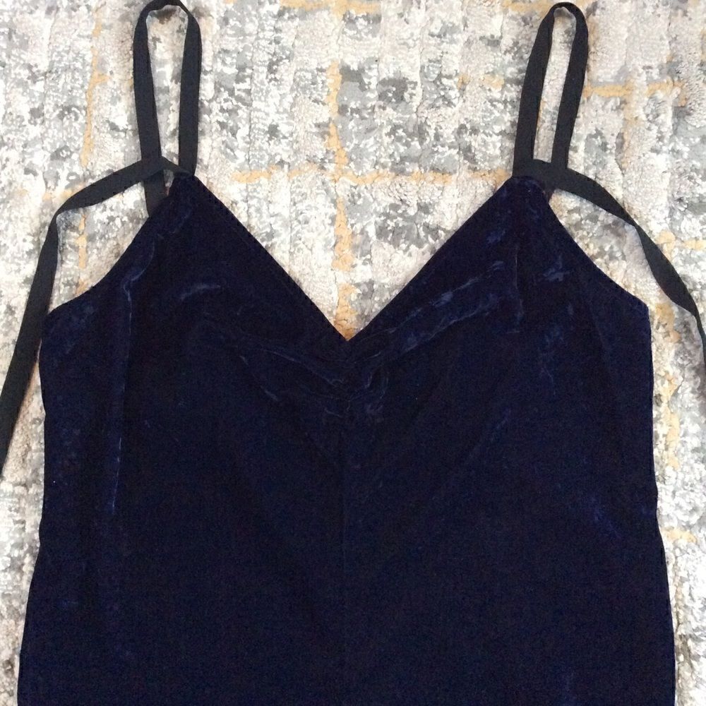 ELLA MOSS SERENE VELVET SLIP DRESS! EUC! SIZE S - Picture 2 of 12